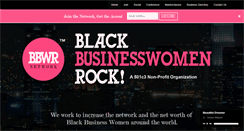 Desktop Screenshot of blackbusinesswomenrock.com