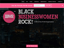 Tablet Screenshot of blackbusinesswomenrock.com